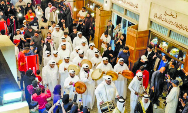 <p>A band performs during the fourth edition of the Muharraq Nights Festival, which features an extensive music programme and is drawing strong public turnout and engagement.</p>
<p>These performances take place across several locations in historic Muharraq, coinciding with the Celebrate Bahrain Season 2025.</p>
<p>The festival presents more than 800 musical performances, featuring bands and artists from Bahrain and a number of Arab countries.</p>
<p>The festival continues daily until Tuesday.</p>